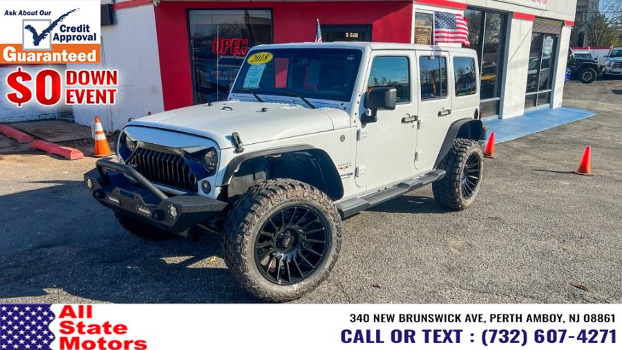 2018 Jeep Wrangler JK Unlimited Sahara 4x4, available for sale in Perth Amboy, New Jersey | All State Motor Inc. Perth Amboy, New Jersey 2018 Jeep Wrangler JK Unlimited Sahara 4x4, available for sale in Perth Amboy, New Jersey | All State Motor Inc. Perth Amboy, New Jersey