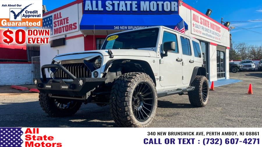 2018 Jeep Wrangler JK Unlimited Sahara 4x4, available for sale in Perth Amboy, New Jersey | All State Motor Inc. Perth Amboy, New Jersey 2018 Jeep Wrangler JK Unlimited Sahara 4x4, available for sale in Perth Amboy, New Jersey | All State Motor Inc. Perth Amboy, New Jersey