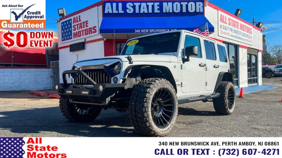 2018 Jeep Wrangler JK Unlimited Sahara 4x4, available for sale in Perth Amboy, New Jersey | All State Motor Inc. Perth Amboy, New Jersey 2018 Jeep Wrangler JK Unlimited Sahara 4x4, available for sale in Perth Amboy, New Jersey | All State Motor Inc. Perth Amboy, New Jersey