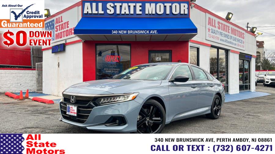 2021 Honda Accord Sedan Sport 1.5T CVT, available for sale in Perth Amboy, New Jersey | All State Motor Inc. Perth Amboy, New Jersey 2021 Honda Accord Sedan Sport 1.5T CVT, available for sale in Perth Amboy, New Jersey | All State Motor Inc. Perth Amboy, New Jersey
