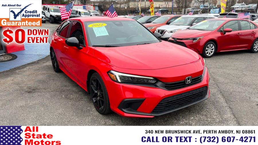 2022 Honda Civic Sedan Sport CVT, available for sale in Perth Amboy, New Jersey | All State Motor Inc. Perth Amboy, New Jersey 2022 Honda Civic Sedan Sport CVT, available for sale in Perth Amboy, New Jersey | All State Motor Inc. Perth Amboy, New Jersey