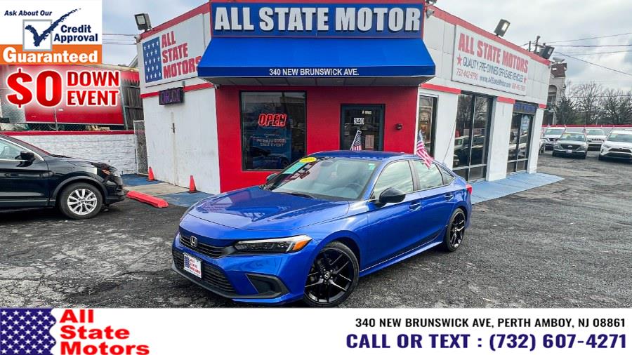 2022 Honda Civic Sedan Sport CVT, available for sale in Perth Amboy, New Jersey | All State Motor Inc. Perth Amboy, New Jersey 2022 Honda Civic Sedan Sport CVT, available for sale in Perth Amboy, New Jersey | All State Motor Inc. Perth Amboy, New Jersey