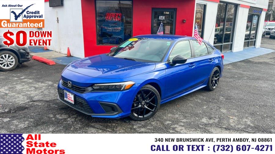 2022 Honda Civic Sedan Sport CVT, available for sale in Perth Amboy, New Jersey | All State Motor Inc. Perth Amboy, New Jersey 2022 Honda Civic Sedan Sport CVT, available for sale in Perth Amboy, New Jersey | All State Motor Inc. Perth Amboy, New Jersey