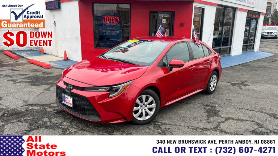 2021 Toyota Corolla LE CVT (Natl), available for sale in Perth Amboy, New Jersey | All State Motor Inc. Perth Amboy, New Jersey 2021 Toyota Corolla LE CVT (Natl), available for sale in Perth Amboy, New Jersey | All State Motor Inc. Perth Amboy, New Jersey