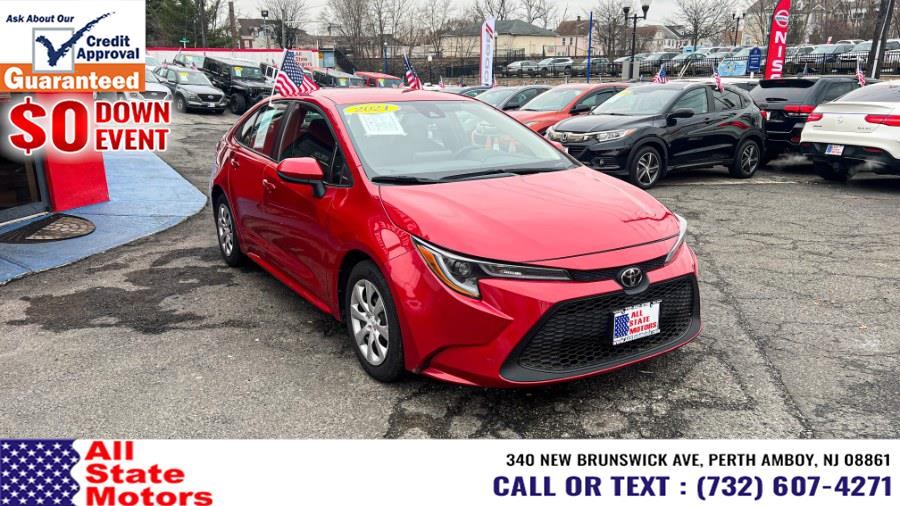 2021 Toyota Corolla LE CVT (Natl), available for sale in Perth Amboy, New Jersey | All State Motor Inc. Perth Amboy, New Jersey 2021 Toyota Corolla LE CVT (Natl), available for sale in Perth Amboy, New Jersey | All State Motor Inc. Perth Amboy, New Jersey