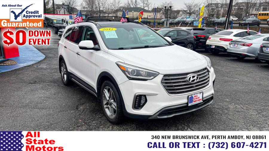 2017 Hyundai Santa Fe Limited Ultimate 3.3L Auto AWD, available for sale in Perth Amboy, New Jersey | All State Motor Inc. Perth Amboy, New Jersey 2017 Hyundai Santa Fe Limited Ultimate 3.3L Auto AWD, available for sale in Perth Amboy, New Jersey | All State Motor Inc. Perth Amboy, New Jersey