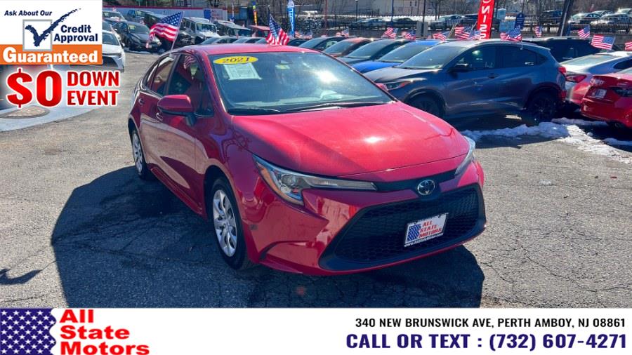 2021 Toyota Corolla LE CVT (Natl), available for sale in Perth Amboy, New Jersey | All State Motor Inc. Perth Amboy, New Jersey 2021 Toyota Corolla LE CVT (Natl), available for sale in Perth Amboy, New Jersey | All State Motor Inc. Perth Amboy, New Jersey