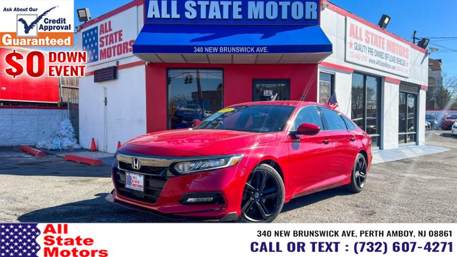 2019 Honda Accord Sedan Sport 1.5T CVT, available for sale in Perth Amboy, New Jersey | All State Motor Inc. Perth Amboy, New Jersey 2019 Honda Accord Sedan Sport 1.5T CVT, available for sale in Perth Amboy, New Jersey | All State Motor Inc. Perth Amboy, New Jersey