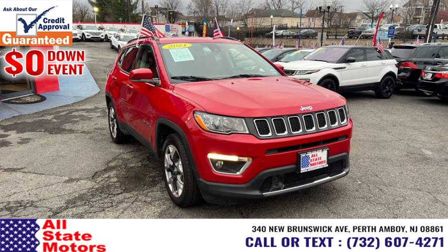 2021 Jeep Compass Limited FWD, available for sale in Perth Amboy, New Jersey | All State Motor Inc. Perth Amboy, New Jersey 2021 Jeep Compass Limited FWD, available for sale in Perth Amboy, New Jersey | All State Motor Inc. Perth Amboy, New Jersey