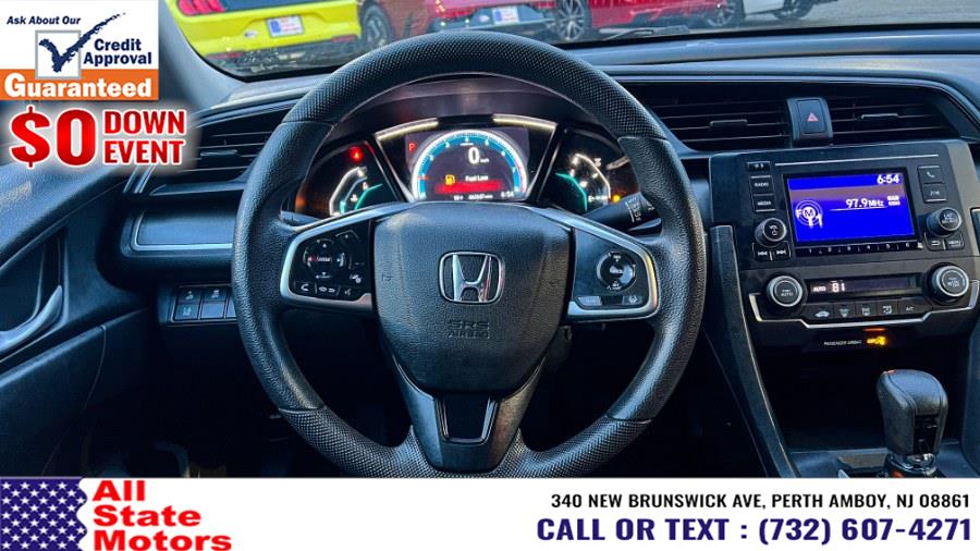 2019 Honda Civic Sedan LX CVT, available for sale in Perth Amboy, New Jersey | All State Motor Inc. Perth Amboy, New Jersey 2019 Honda Civic Sedan LX CVT, available for sale in Perth Amboy, New Jersey | All State Motor Inc. Perth Amboy, New Jersey