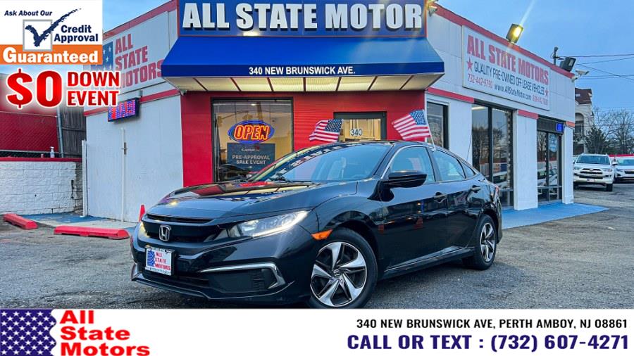 2019 Honda Civic Sedan LX CVT, available for sale in Perth Amboy, New Jersey | All State Motor Inc. Perth Amboy, New Jersey 2019 Honda Civic Sedan LX CVT, available for sale in Perth Amboy, New Jersey | All State Motor Inc. Perth Amboy, New Jersey