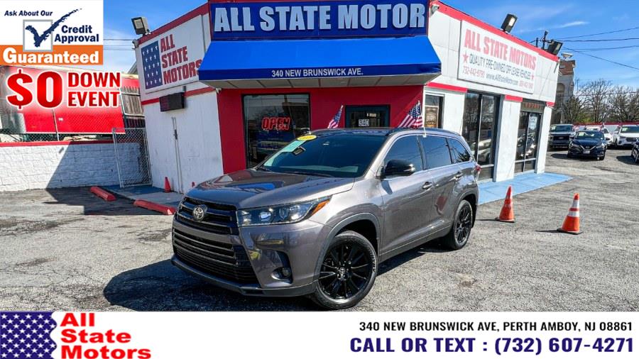 2019 Toyota Highlander SE V6 AWD (Natl), available for sale in Perth Amboy, New Jersey | All State Motor Inc. Perth Amboy, New Jersey 2019 Toyota Highlander SE V6 AWD (Natl), available for sale in Perth Amboy, New Jersey | All State Motor Inc. Perth Amboy, New Jersey