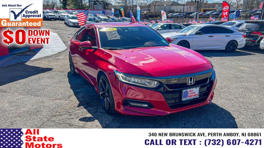 2018 Honda Accord Sedan Sport 1.5T CVT, available for sale in Perth Amboy, New Jersey | All State Motor Inc. Perth Amboy, New Jersey 2018 Honda Accord Sedan Sport 1.5T CVT, available for sale in Perth Amboy, New Jersey | All State Motor Inc. Perth Amboy, New Jersey