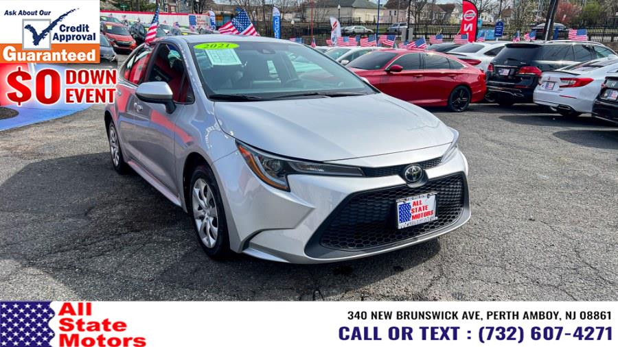 2021 Toyota Corolla LE CVT (Natl), available for sale in Perth Amboy, New Jersey | All State Motor Inc. Perth Amboy, New Jersey 2021 Toyota Corolla LE CVT (Natl), available for sale in Perth Amboy, New Jersey | All State Motor Inc. Perth Amboy, New Jersey