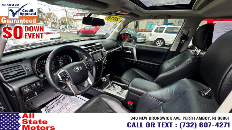 2016 Toyota 4Runner 4WD 4dr V6 Limited (Natl), available for sale in Perth Amboy, New Jersey | All State Motor Inc. Perth Amboy, New Jersey 2016 Toyota 4Runner 4WD 4dr V6 Limited (Natl), available for sale in Perth Amboy, New Jersey | All State Motor Inc. Perth Amboy, New Jersey