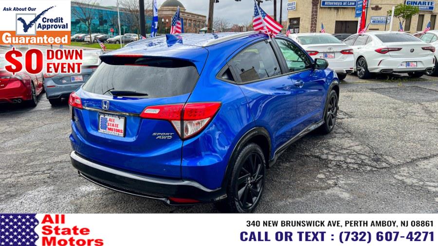 2021 Honda HR-V Sport AWD CVT, available for sale in Perth Amboy, New Jersey | All State Motor Inc. Perth Amboy, New Jersey 2021 Honda HR-V Sport AWD CVT, available for sale in Perth Amboy, New Jersey | All State Motor Inc. Perth Amboy, New Jersey