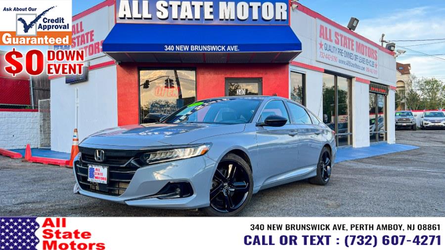 2021 Honda Accord Sedan Sport 1.5T CVT, available for sale in Perth Amboy, New Jersey | All State Motor Inc. Perth Amboy, New Jersey 2021 Honda Accord Sedan Sport 1.5T CVT, available for sale in Perth Amboy, New Jersey | All State Motor Inc. Perth Amboy, New Jersey