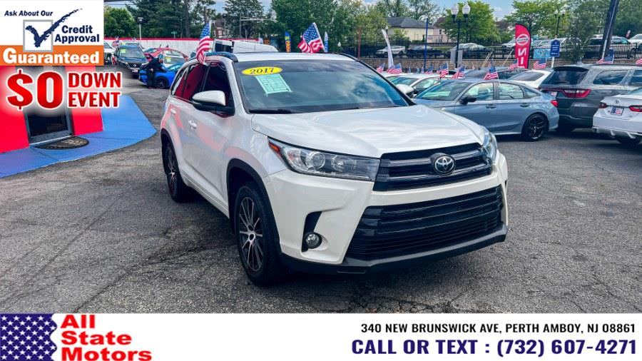2017 Toyota Highlander SE V6 AWD (Natl), available for sale in Perth Amboy, New Jersey | All State Motor Inc. Perth Amboy, New Jersey 2017 Toyota Highlander SE V6 AWD (Natl), available for sale in Perth Amboy, New Jersey | All State Motor Inc. Perth Amboy, New Jersey