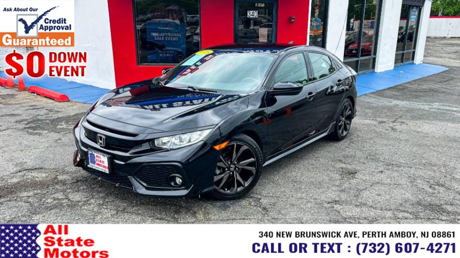 2018 Honda Civic Hatchback Sport CVT, available for sale in Perth Amboy, New Jersey | All State Motor Inc. Perth Amboy, New Jersey 2018 Honda Civic Hatchback Sport CVT, available for sale in Perth Amboy, New Jersey | All State Motor Inc. Perth Amboy, New Jersey