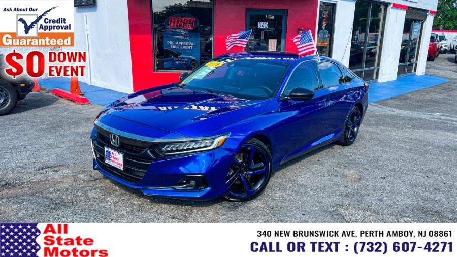 2021 Honda Accord Sedan Sport SE 1.5T CVT, available for sale in Perth Amboy, New Jersey | All State Motor Inc. Perth Amboy, New Jersey 2021 Honda Accord Sedan Sport SE 1.5T CVT, available for sale in Perth Amboy, New Jersey | All State Motor Inc. Perth Amboy, New Jersey