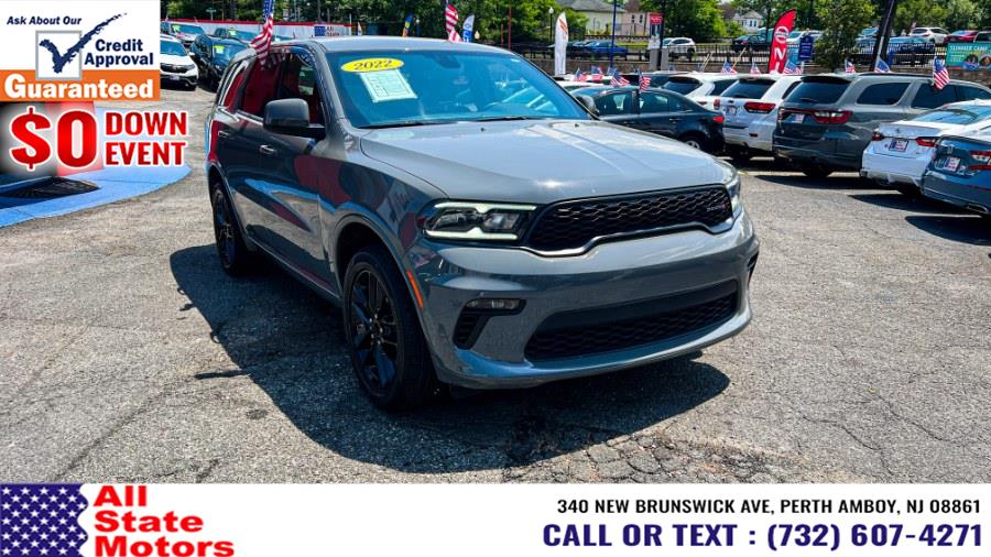 2022 Dodge Durango GT AWD, available for sale in Perth Amboy, New Jersey | All State Motor Inc. Perth Amboy, New Jersey 2022 Dodge Durango GT AWD, available for sale in Perth Amboy, New Jersey | All State Motor Inc. Perth Amboy, New Jersey