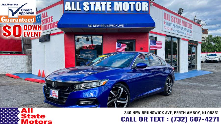 2018 Honda Accord Sedan Sport 1.5T CVT, available for sale in Perth Amboy, New Jersey | All State Motor Inc. Perth Amboy, New Jersey 2018 Honda Accord Sedan Sport 1.5T CVT, available for sale in Perth Amboy, New Jersey | All State Motor Inc. Perth Amboy, New Jersey