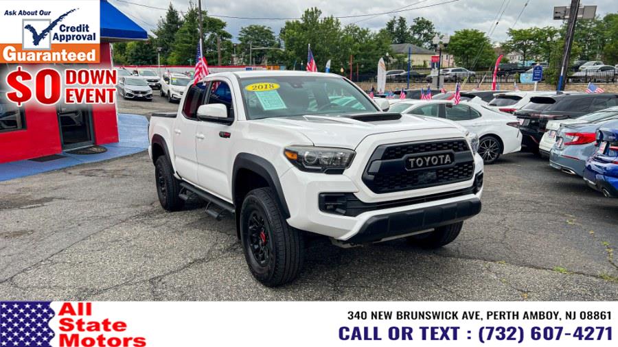 2018 Toyota Tacoma TRD Pro Double Cab 5'' Bed V6 4x4 AT (Natl), available for sale in Perth Amboy, New Jersey | All State Motor Inc. Perth Amboy, New Jersey 2018 Toyota Tacoma TRD Pro Double Cab 5'' Bed V6 4x4 AT (Natl), available for sale in Perth Amboy, New Jersey | All State Motor Inc. Perth Amboy, New Jersey