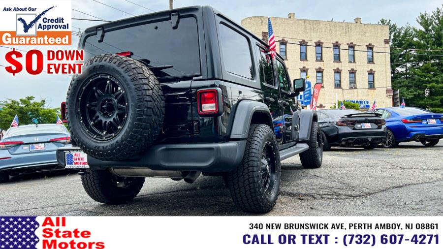 2018 Jeep Wrangler Unlimited Sport S 4x4, available for sale in Perth Amboy, New Jersey | All State Motor Inc. Perth Amboy, New Jersey 2018 Jeep Wrangler Unlimited Sport S 4x4, available for sale in Perth Amboy, New Jersey | All State Motor Inc. Perth Amboy, New Jersey