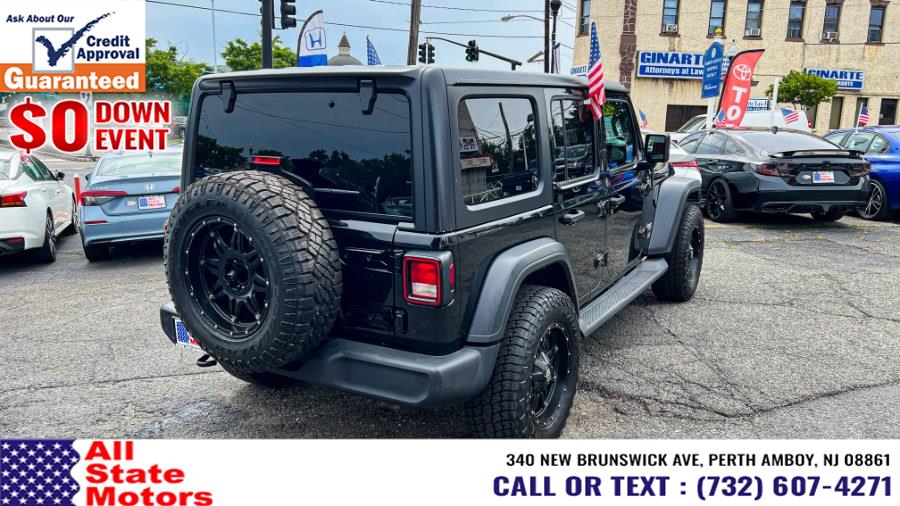 2018 Jeep Wrangler Unlimited Sport S 4x4, available for sale in Perth Amboy, New Jersey | All State Motor Inc. Perth Amboy, New Jersey 2018 Jeep Wrangler Unlimited Sport S 4x4, available for sale in Perth Amboy, New Jersey | All State Motor Inc. Perth Amboy, New Jersey