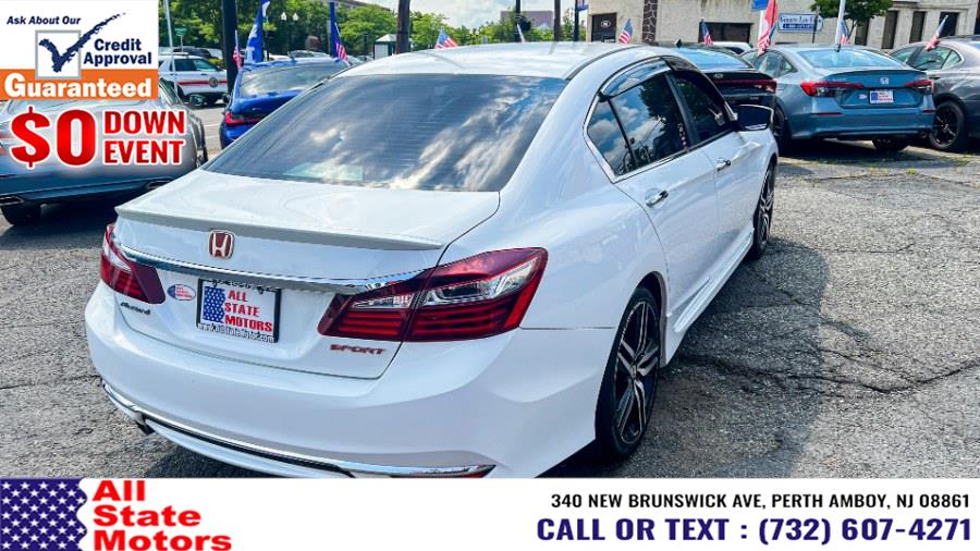 2016 Honda Accord Sedan 4dr I4 CVT Sport w/Honda Sensing, available for sale in Perth Amboy, New Jersey | All State Motor Inc. Perth Amboy, New Jersey 2016 Honda Accord Sedan 4dr I4 CVT Sport w/Honda Sensing, available for sale in Perth Amboy, New Jersey | All State Motor Inc. Perth Amboy, New Jersey