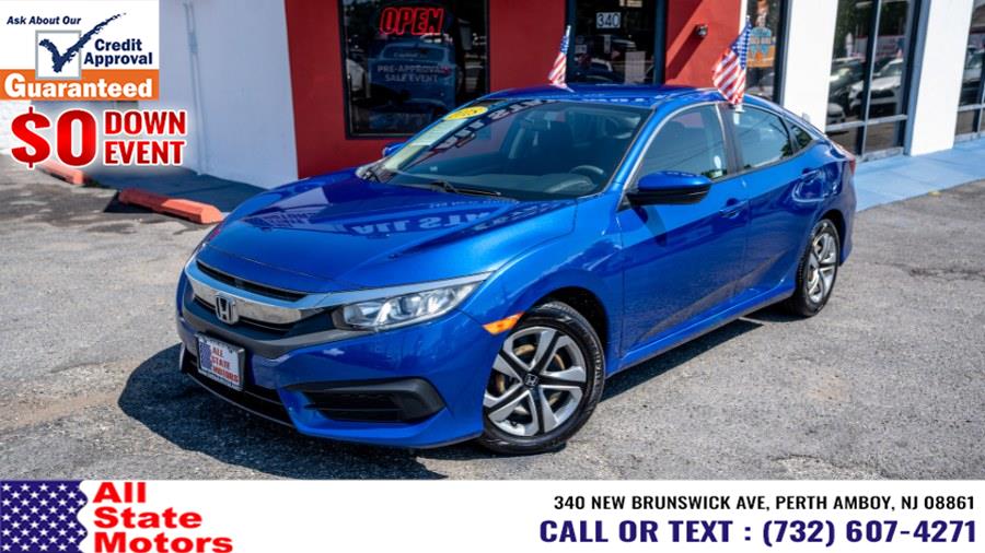 2018 Honda Civic Sedan LX CVT, available for sale in Perth Amboy, New Jersey | All State Motor Inc. Perth Amboy, New Jersey 2018 Honda Civic Sedan LX CVT, available for sale in Perth Amboy, New Jersey | All State Motor Inc. Perth Amboy, New Jersey