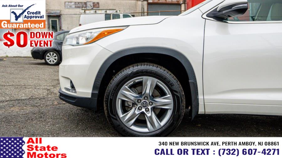 2016 Toyota Highlander AWD 4dr V6 Limited (Natl), available for sale in Perth Amboy, New Jersey | All State Motor Inc. Perth Amboy, New Jersey 2016 Toyota Highlander AWD 4dr V6 Limited (Natl), available for sale in Perth Amboy, New Jersey | All State Motor Inc. Perth Amboy, New Jersey
