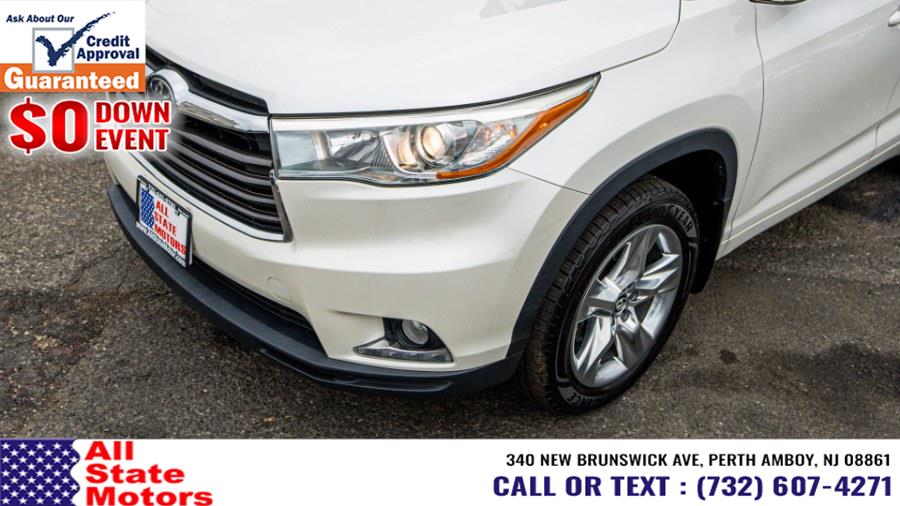 2016 Toyota Highlander AWD 4dr V6 Limited (Natl), available for sale in Perth Amboy, New Jersey | All State Motor Inc. Perth Amboy, New Jersey 2016 Toyota Highlander AWD 4dr V6 Limited (Natl), available for sale in Perth Amboy, New Jersey | All State Motor Inc. Perth Amboy, New Jersey