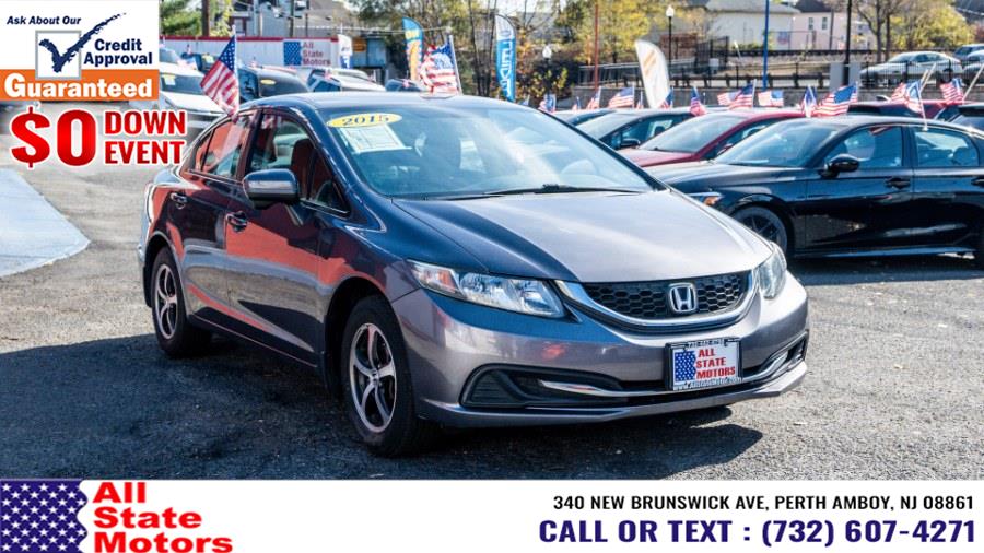 2015 Honda Civic Sedan 4dr CVT SE, available for sale in Perth Amboy, New Jersey | All State Motor Inc. Perth Amboy, New Jersey 2015 Honda Civic Sedan 4dr CVT SE, available for sale in Perth Amboy, New Jersey | All State Motor Inc. Perth Amboy, New Jersey