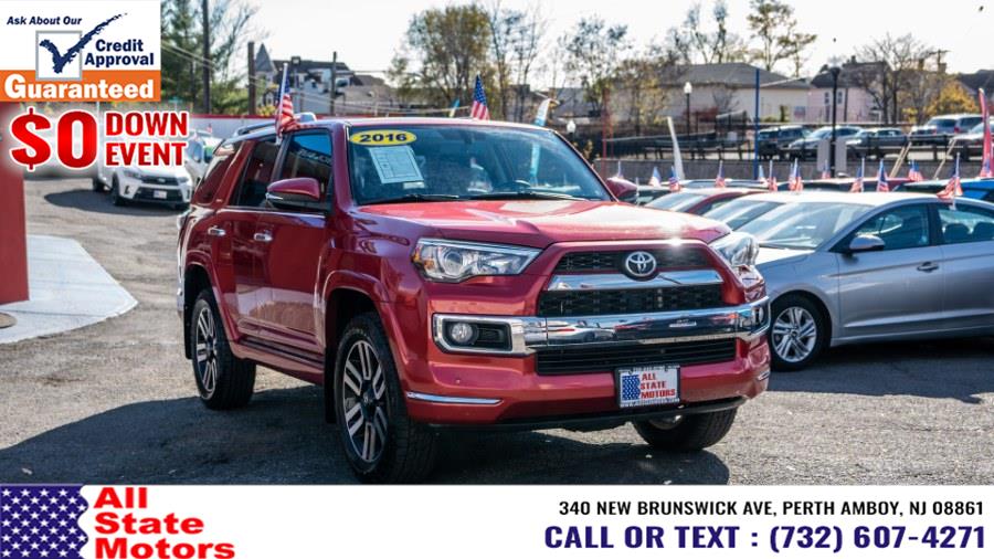 2016 Toyota 4Runner 4WD 4dr V6 Limited (Natl), available for sale in Perth Amboy, New Jersey | All State Motor Inc. Perth Amboy, New Jersey 2016 Toyota 4Runner 4WD 4dr V6 Limited (Natl), available for sale in Perth Amboy, New Jersey | All State Motor Inc. Perth Amboy, New Jersey