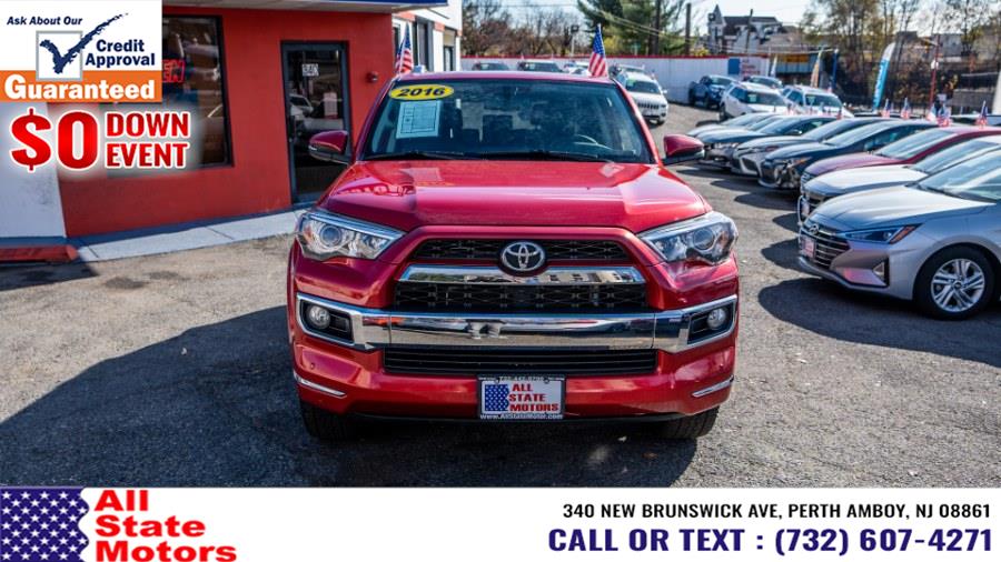 2016 Toyota 4Runner 4WD 4dr V6 Limited (Natl), available for sale in Perth Amboy, New Jersey | All State Motor Inc. Perth Amboy, New Jersey 2016 Toyota 4Runner 4WD 4dr V6 Limited (Natl), available for sale in Perth Amboy, New Jersey | All State Motor Inc. Perth Amboy, New Jersey