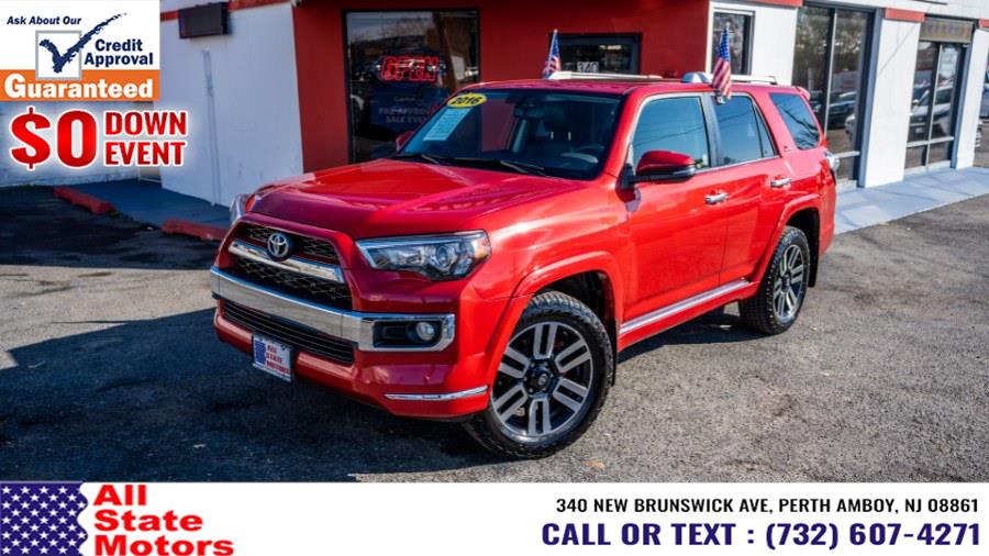 2016 Toyota 4Runner 4WD 4dr V6 Limited (Natl), available for sale in Perth Amboy, New Jersey | All State Motor Inc. Perth Amboy, New Jersey 2016 Toyota 4Runner 4WD 4dr V6 Limited (Natl), available for sale in Perth Amboy, New Jersey | All State Motor Inc. Perth Amboy, New Jersey