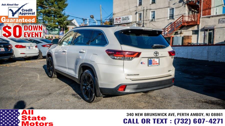 2019 Toyota Highlander SE V6 AWD (Natl), available for sale in Perth Amboy, New Jersey | All State Motor Inc. Perth Amboy, New Jersey 2019 Toyota Highlander SE V6 AWD (Natl), available for sale in Perth Amboy, New Jersey | All State Motor Inc. Perth Amboy, New Jersey