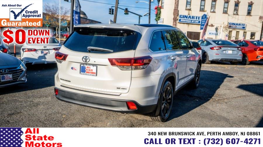 2019 Toyota Highlander SE V6 AWD (Natl), available for sale in Perth Amboy, New Jersey | All State Motor Inc. Perth Amboy, New Jersey 2019 Toyota Highlander SE V6 AWD (Natl), available for sale in Perth Amboy, New Jersey | All State Motor Inc. Perth Amboy, New Jersey