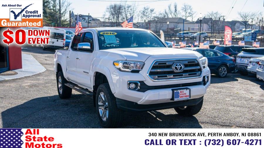 2016 Toyota Tacoma 4WD Double Cab V6 AT Limited (Natl), available for sale in Perth Amboy, New Jersey | All State Motor Inc. Perth Amboy, New Jersey 2016 Toyota Tacoma 4WD Double Cab V6 AT Limited (Natl), available for sale in Perth Amboy, New Jersey | All State Motor Inc. Perth Amboy, New Jersey