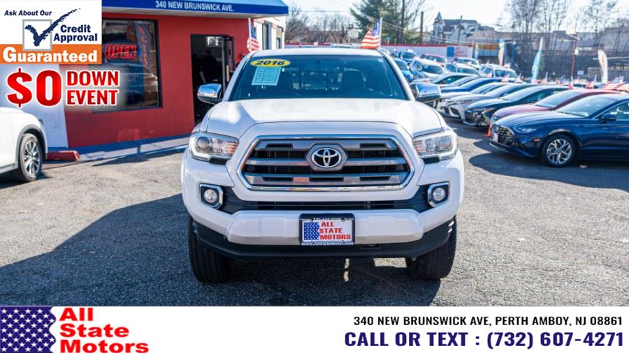 2016 Toyota Tacoma 4WD Double Cab V6 AT Limited (Natl), available for sale in Perth Amboy, New Jersey | All State Motor Inc. Perth Amboy, New Jersey 2016 Toyota Tacoma 4WD Double Cab V6 AT Limited (Natl), available for sale in Perth Amboy, New Jersey | All State Motor Inc. Perth Amboy, New Jersey