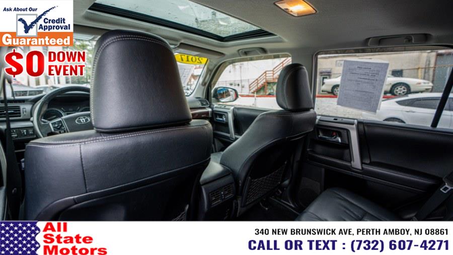 2017 Toyota 4Runner Limited 4WD (Natl), available for sale in Perth Amboy, New Jersey | All State Motor Inc. Perth Amboy, New Jersey 2017 Toyota 4Runner Limited 4WD (Natl), available for sale in Perth Amboy, New Jersey | All State Motor Inc. Perth Amboy, New Jersey