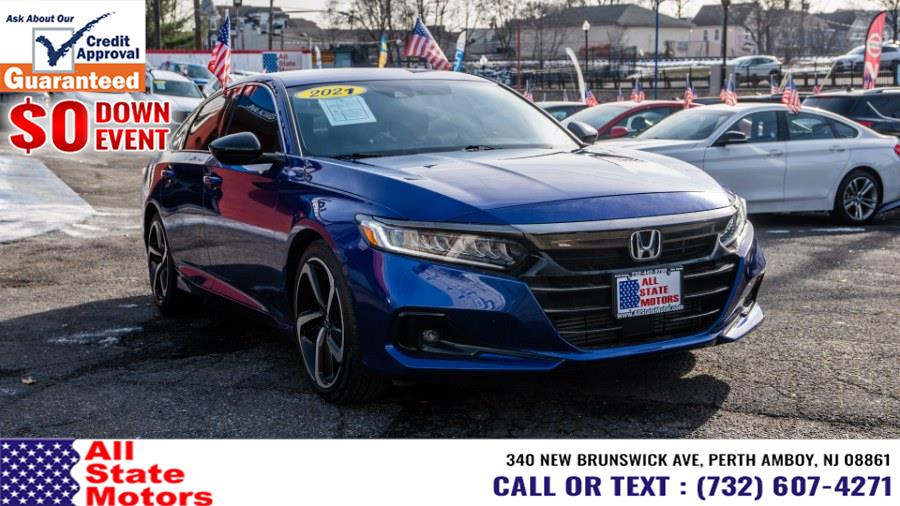 2021 Honda Accord Sedan Sport SE 1.5T CVT, available for sale in Perth Amboy, New Jersey | All State Motor Inc. Perth Amboy, New Jersey 2021 Honda Accord Sedan Sport SE 1.5T CVT, available for sale in Perth Amboy, New Jersey | All State Motor Inc. Perth Amboy, New Jersey