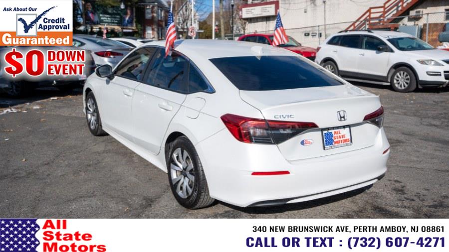 2022 Honda Civic Sedan LX CVT, available for sale in Perth Amboy, New Jersey | All State Motor Inc. Perth Amboy, New Jersey 2022 Honda Civic Sedan LX CVT, available for sale in Perth Amboy, New Jersey | All State Motor Inc. Perth Amboy, New Jersey