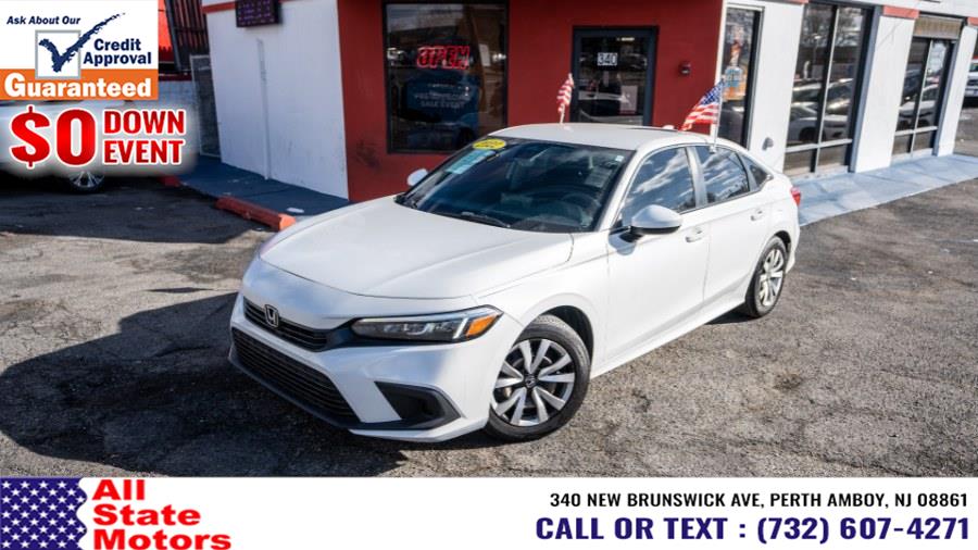 2022 Honda Civic Sedan LX CVT, available for sale in Perth Amboy, New Jersey | All State Motor Inc. Perth Amboy, New Jersey 2022 Honda Civic Sedan LX CVT, available for sale in Perth Amboy, New Jersey | All State Motor Inc. Perth Amboy, New Jersey
