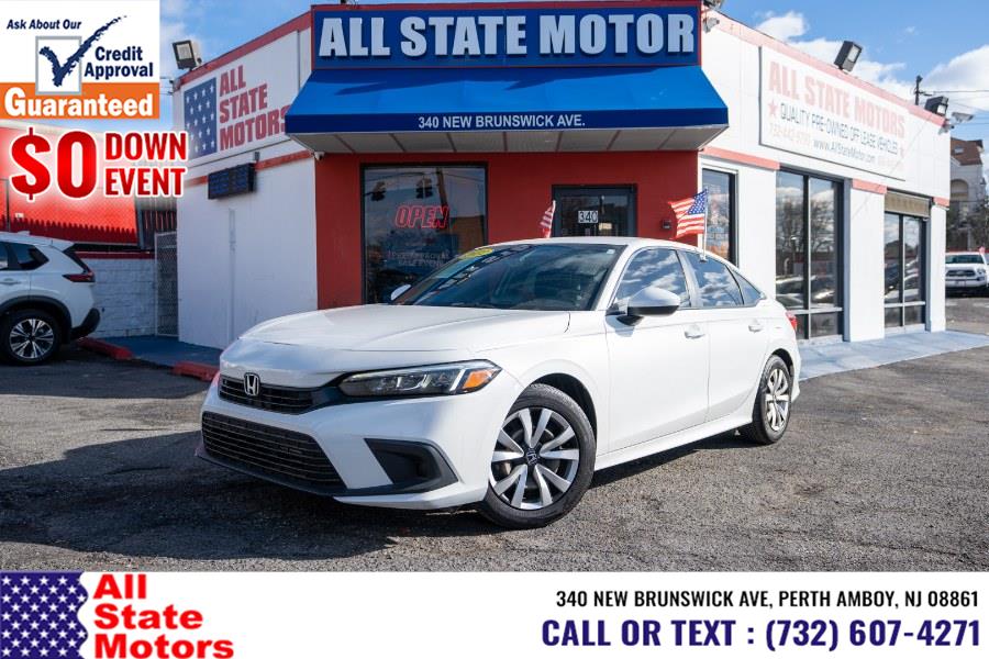 2022 Honda Civic Sedan LX CVT, available for sale in Perth Amboy, New Jersey | All State Motor Inc. Perth Amboy, New Jersey 2022 Honda Civic Sedan LX CVT, available for sale in Perth Amboy, New Jersey | All State Motor Inc. Perth Amboy, New Jersey