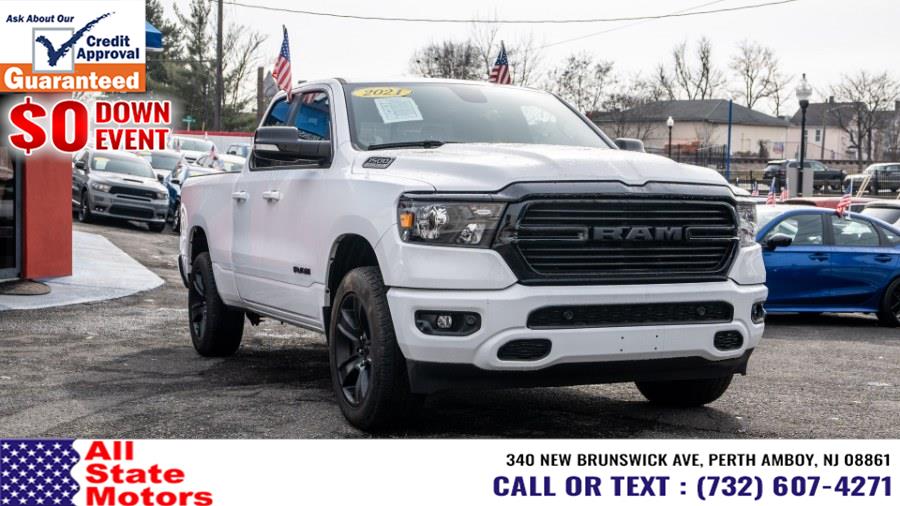 2021 Ram 1500 Big Horn 4x4 Quad Cab 6''4" Box, available for sale in Perth Amboy, New Jersey | All State Motor Inc. Perth Amboy, New Jersey 2021 Ram 1500 Big Horn 4x4 Quad Cab 6''4" Box, available for sale in Perth Amboy, New Jersey | All State Motor Inc. Perth Amboy, New Jersey