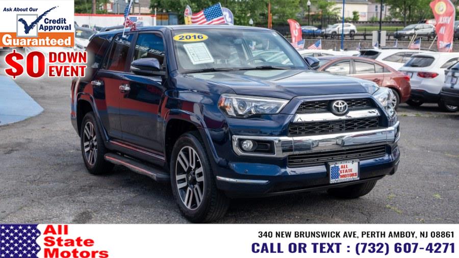 2016 Toyota 4Runner 4WD 4dr V6 Limited (Natl), available for sale in Perth Amboy, New Jersey | All State Motor Inc. Perth Amboy, New Jersey 2016 Toyota 4Runner 4WD 4dr V6 Limited (Natl), available for sale in Perth Amboy, New Jersey | All State Motor Inc. Perth Amboy, New Jersey