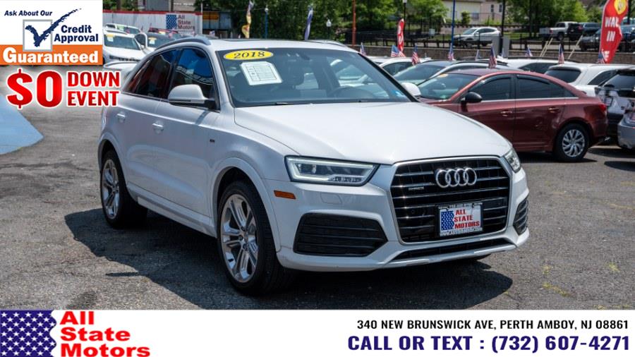 2018 Audi Q3 2.0 TFSI Premium Plus quattro AWD, available for sale in Perth Amboy, New Jersey | All State Motor Inc. Perth Amboy, New Jersey 2018 Audi Q3 2.0 TFSI Premium Plus quattro AWD, available for sale in Perth Amboy, New Jersey | All State Motor Inc. Perth Amboy, New Jersey