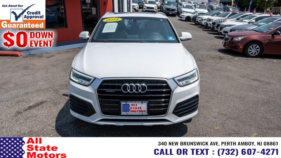 2018 Audi Q3 2.0 TFSI Premium Plus quattro AWD, available for sale in Perth Amboy, New Jersey | All State Motor Inc. Perth Amboy, New Jersey 2018 Audi Q3 2.0 TFSI Premium Plus quattro AWD, available for sale in Perth Amboy, New Jersey | All State Motor Inc. Perth Amboy, New Jersey